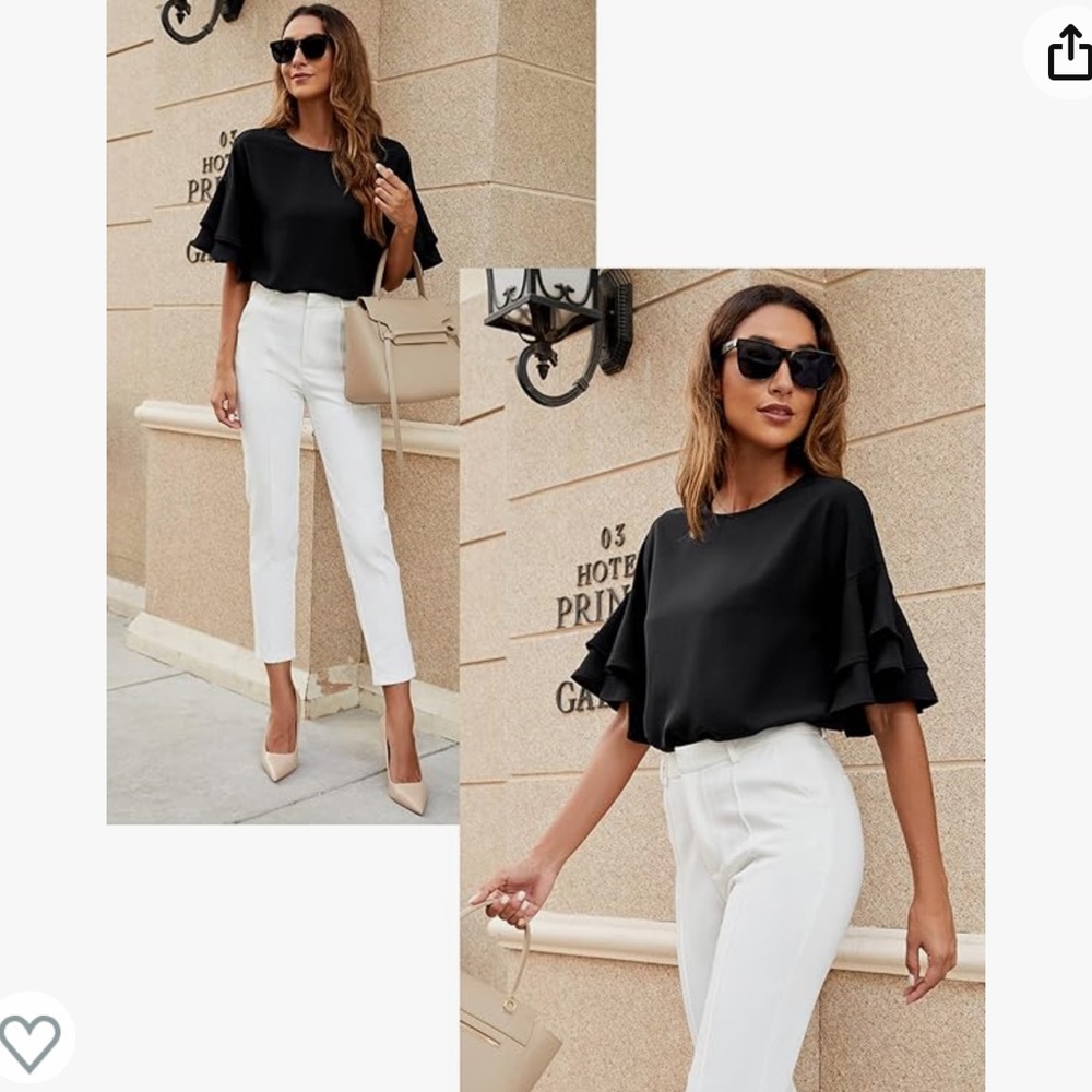 Bell sleeve blouse